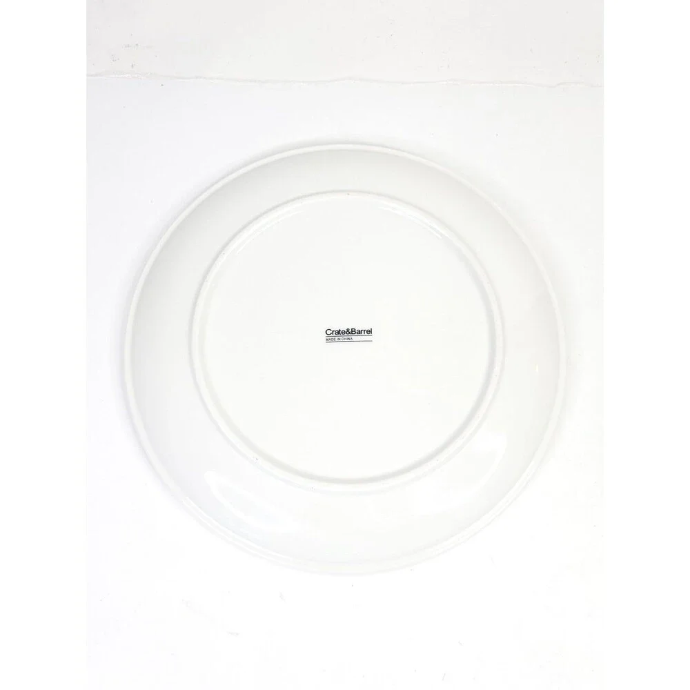 Crate And Barrel Plates Staxx 3 Piece Set